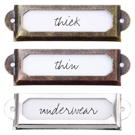 metal label holders for boxes|shelf label holders 2x1.5.